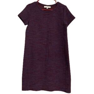 Ann Taylor LOFT WOMEN’s BURGUNDY RED KNIT SLIP MINI DRESS Sz-S